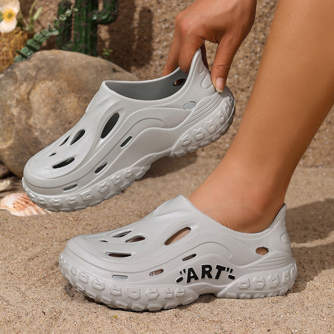 Damen Komfortable Clogs mit Luftlöchern R&B