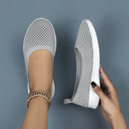 Damen bequeme und luftige Slip-On Sneakers