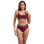 Damen Hochtailliertes Bikini-Set mit modischen Akzentdetails R&B