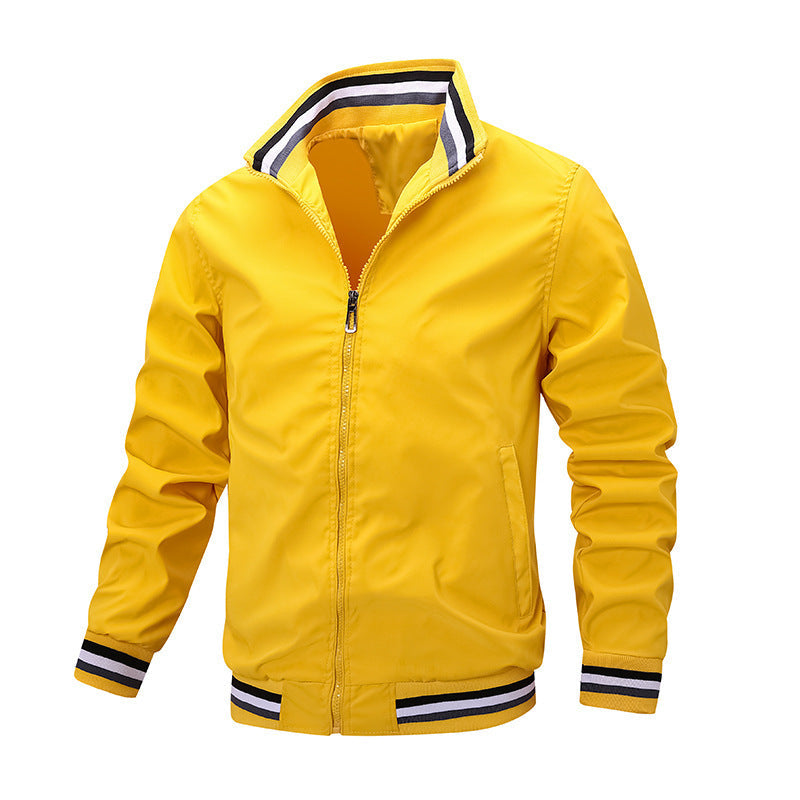 Herren elegante Bomberjacke mit stark isolierendem Innenfutter R&B