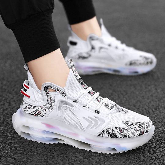 Damen Sportliche Sneaker mit atmungsaktiver Mesh-Oberfläche und innovativem Dämpfungssystem R&B