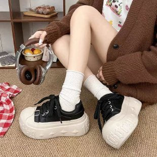 Damen Komfortable und trendige Plateau-Sneaker R&B