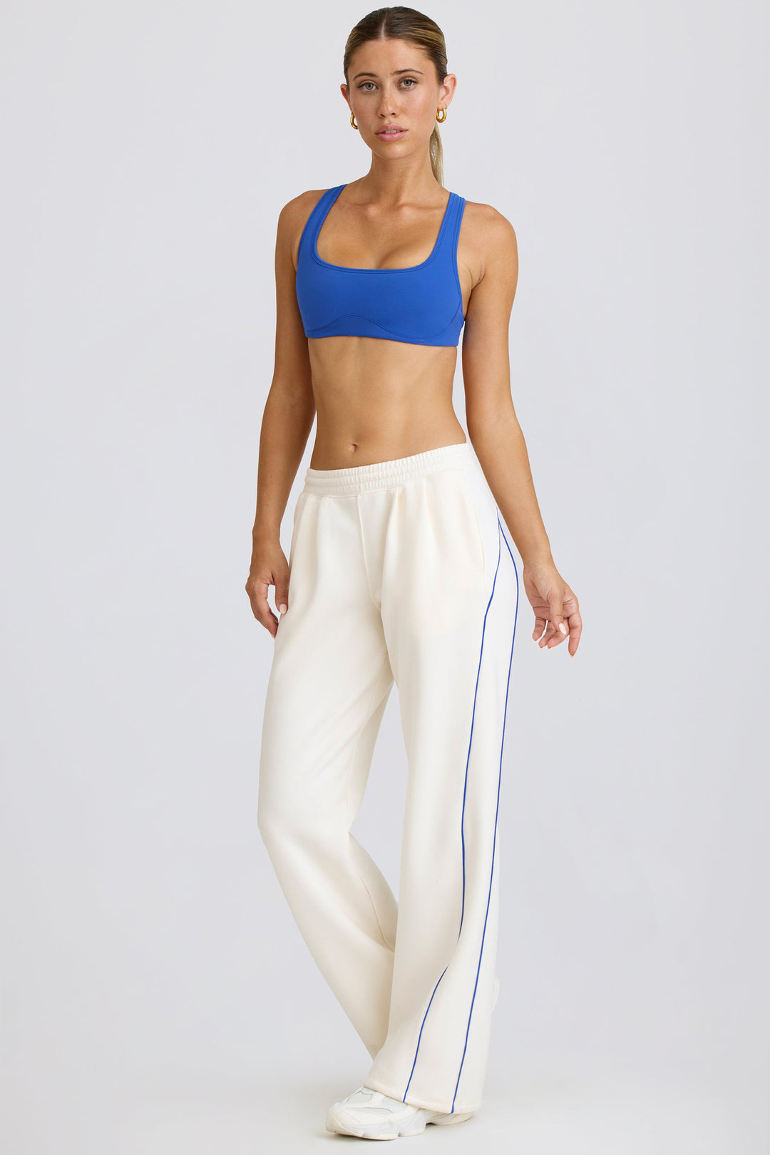 Damen Sportliche Freizeithose mit weitem Schnitt und praktischen Taschen R&B