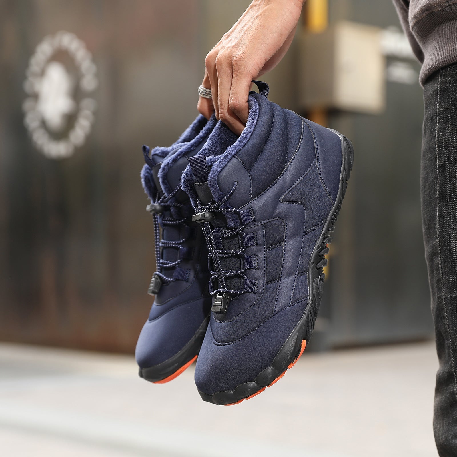 Damen Iso-Winterstiefel mit rutschfester Sohle und warmer Fütterung