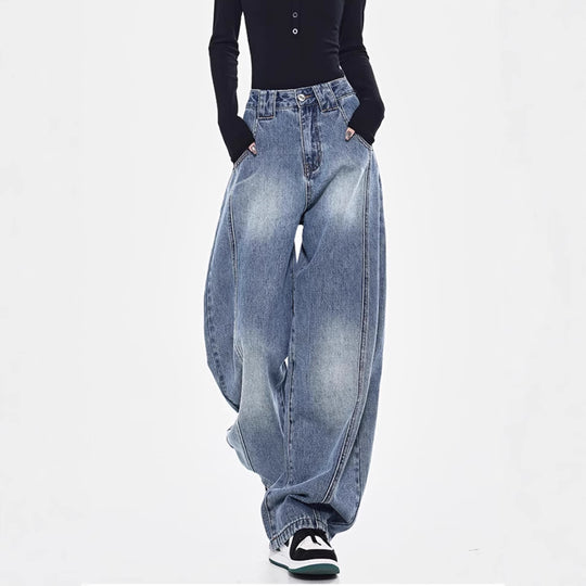 Damen Oversize Jeanshose R&B