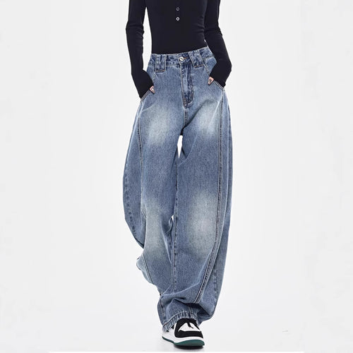 Damen Oversize Jeanshose R&B