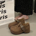 Damen Clogs mit modischem Riemen und bequemer Innensohle R&B