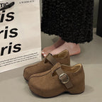Damen Clogs mit modischem Riemen und bequemer Innensohle R&B