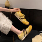 Damen modische Mesh-Laufschuhe mit innovativem Schnürsystem und rutschfester Sohle R&B