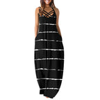 Damen Maxikleid mit trendigem Rückenausschnitt R&B