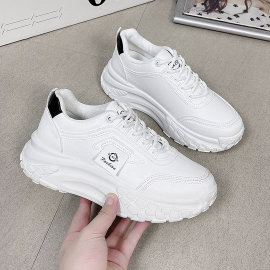 Damen Sportliche Trend Sneakers mit dickem Sohlenprofil und atmungsaktiver Oberfläche R&B