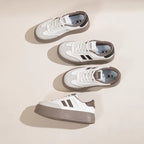 Damen Plattform-Sneaker mit trendigem Design und hochwertiger Oberflächenstruktur R&B