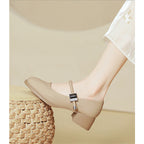 Damen elegante Mary Janes mit modernem Blockabsatz