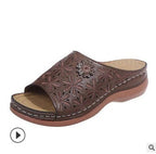 Damen Clogs mit blumenverziertem Design R&B