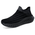 Damen Atmungsaktive Slip-On Sneakers mit elastischem Schaft und dämpfender Sohle