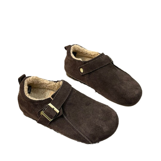 Damen Komfortable Clogs mit weichem Innenfutter und praktischem Schnallenverschluss R&B