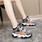 Damen sportliche High-Top Sneakers mit dämpfendem Sohlenprofil R&B