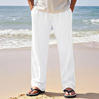 Herren Freizeithose mit elastischem Bund und seitlichen Taschen R&B