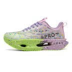 Damen Leuchtende Lauf-Sneaker mit atmungsaktivem Obermaterial und stoßdämpfender Sohle R&B