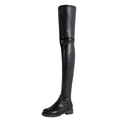 Damen Overknee Stiefel mit robustem Profil und elegantem Design R&B