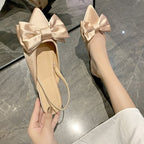 Damen Slingback-Ballerinas mit Schleifenakzent R&B