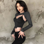 Damen Sportliches und elegantes Oberteil mit langem Arm R&B
