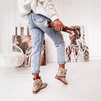 Damen Ripped Mom-Jeans mit hohem Bund und lässigem Schnitt R&B