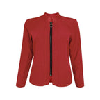 Damen Bikerjacke mit innovativem Schnitt und praktischen Reißverschlussdetails R&B