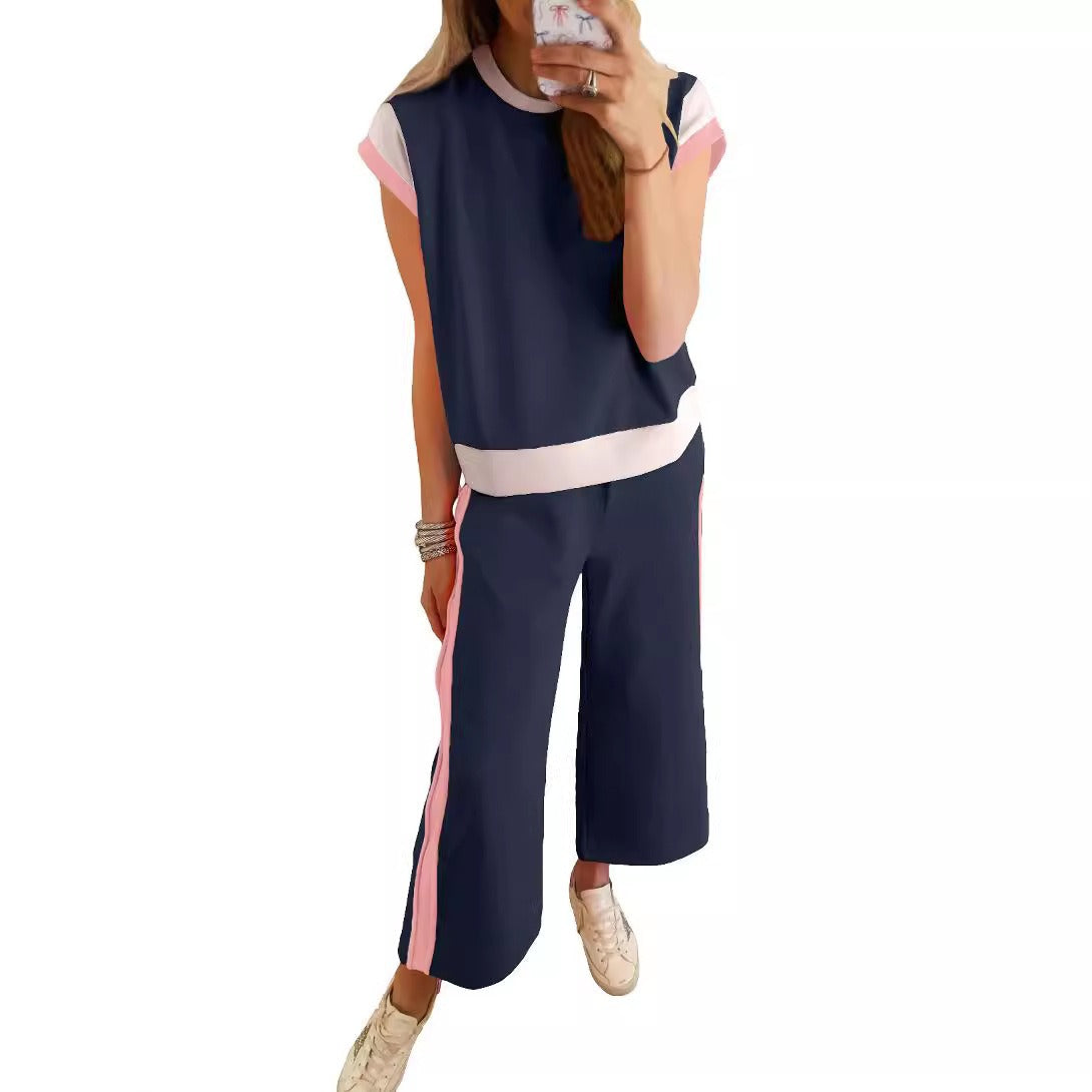 Damen Stylish Tracksuit mit modischen Farbkontrasten R&B