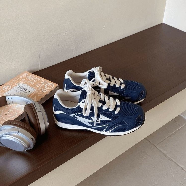 Damen Sportschuhe mit atmungsaktivem Mesh-Obermaterial und dämpfender Sohle R&B
