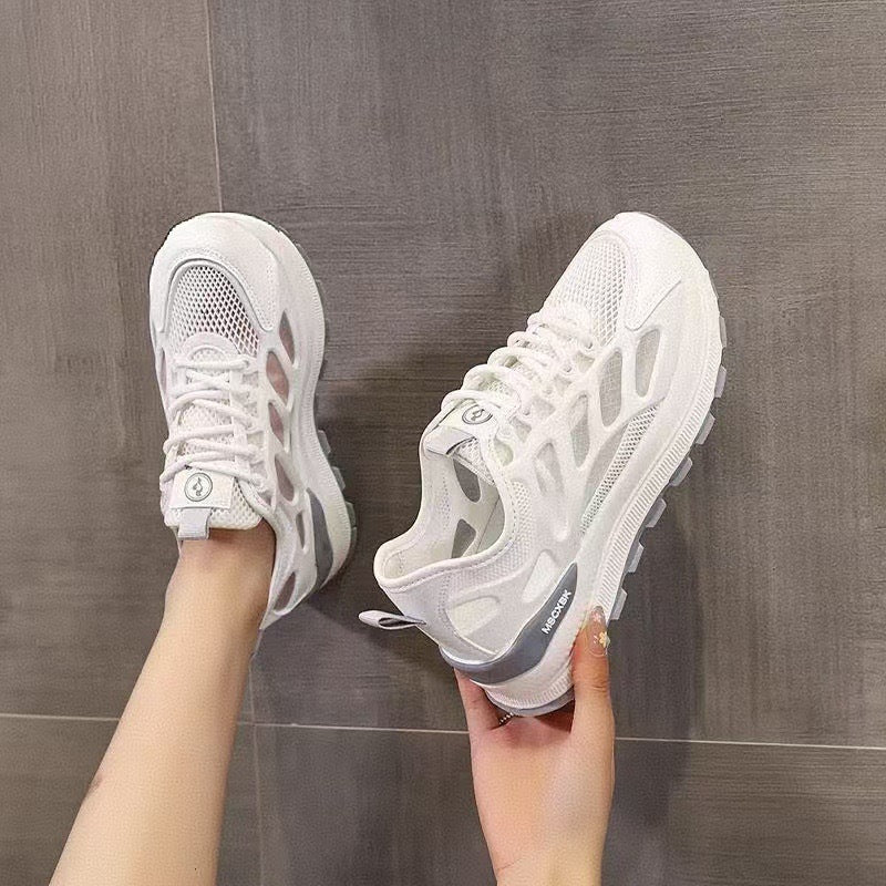 Damen Sportliche Mesh-Laufschuhe mit dämpfender Sohle und optimaler Atmungsaktivität R&B