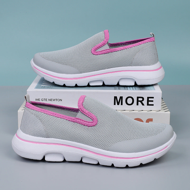 Damen nan ergonomische Flex-Travel-Slipper mit belüftetem Mesh und herausnehmbarer Komfortsohle R&B