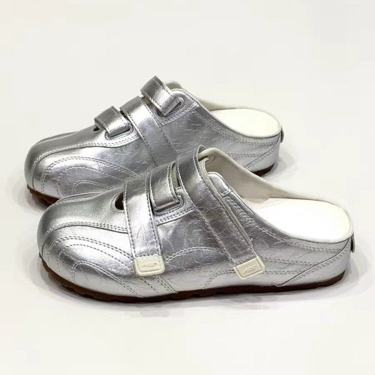 Damen Komfortable Clogs mit verstellbaren Klettverschlüssen und ergonomischem Fußbett R&B