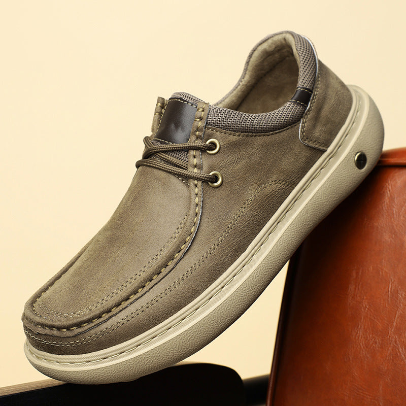 Herren Elegante Mokassinschuhe mit elastischem Einschlupfdesign R&B