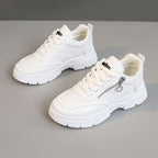 Damen Sportliche Sneaker mit trendiger Reißverschluss-Applikation und komfortabler Sohle R&B