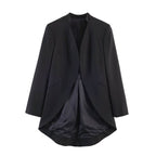 Damen elegante Stoffhose mit weitem Bein und optimierter Passform R&B