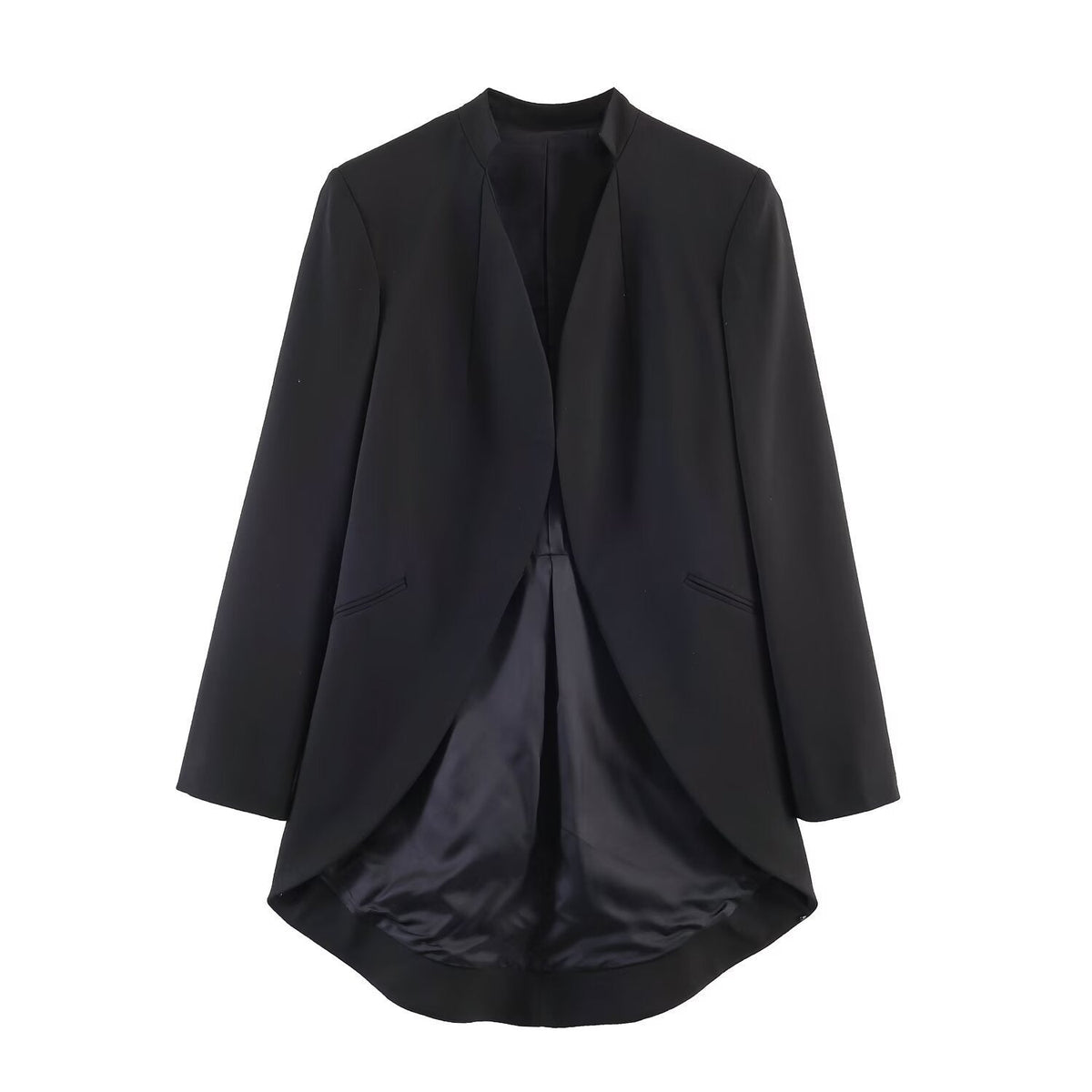 Damen elegante Stoffhose mit weitem Bein und optimierter Passform R&B