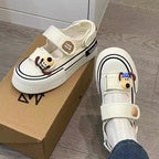 Damen Spielend inspirierte Sneakers mit strapazierfähigem Obermaterial und praktischem Klettverschluss R&B