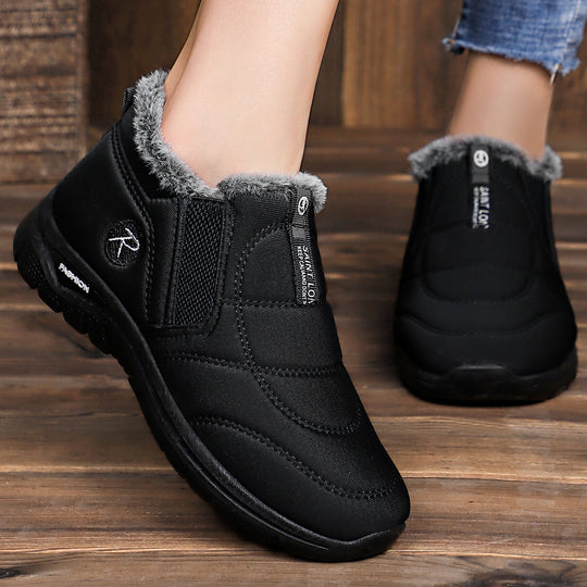 Damen Sneaker mit Warmfutter und elastischem Einschlupf R&B