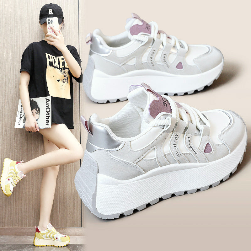 Damen Sportliche High-Top Sneakers mit trendiger Dämpfung und atmungsaktiver Oberflächenstruktur R&B