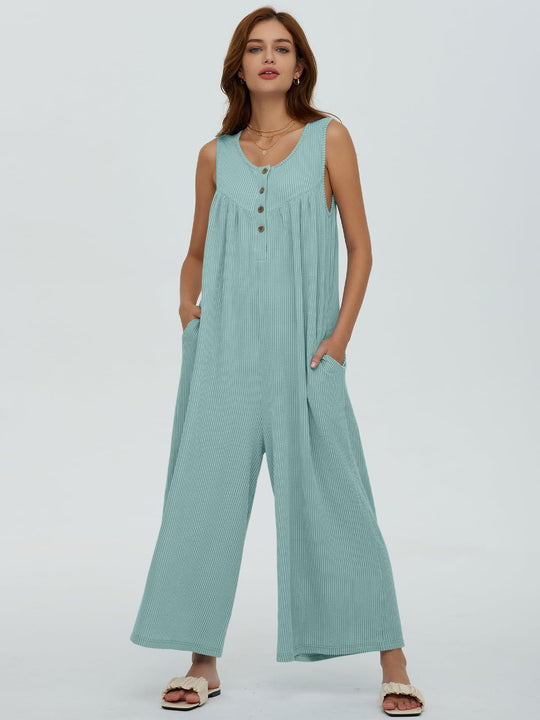Damen lässiger Jumpsuit R&B