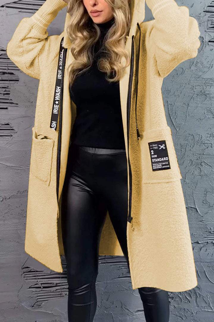 Damen Kuschelige Teddyjacke mit praktischen Taschen R&B