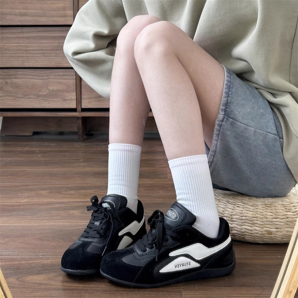 Damen Sportliche Sneakers mit atmungsaktiver Sohle und modischer Akzentuierung R&B