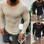 Herren Langarm Shirt mit strukturiertem Design R&B