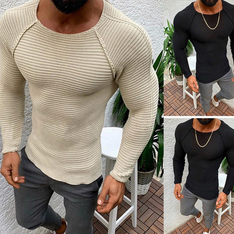 Herren Langarm Shirt mit strukturiertem Design R&B