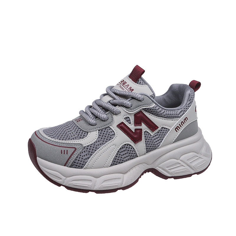 Damen Sportliche Sneakers mit atmungsaktiven Mesh-Einsätzen und dämpfender Sohlentechnologie R&B