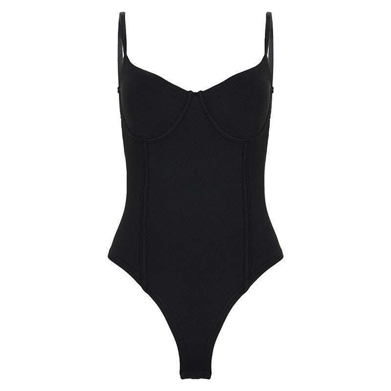 Damen Badeanzug mit elegantem Schnitt und stabilisierenden Körbchen R&B