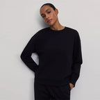 Damen Bequemer Oversized Sweatpullover mit lässigem Schnitt R&B