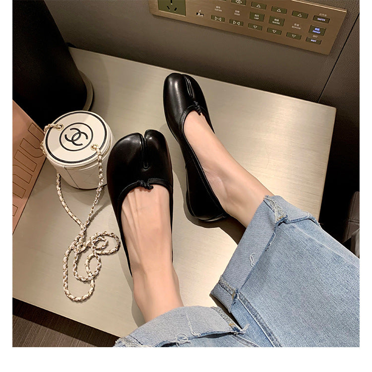 Damen Ballerinas mit dekorativer Schleifenapplikation R&B