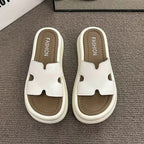 Damen moderne Pantoletten mit offener Ferse und trendigem Design R&B